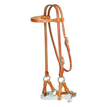 Side-pull western Pool's 2raw en cuir Side-pull western Pool's 2raw en cuir