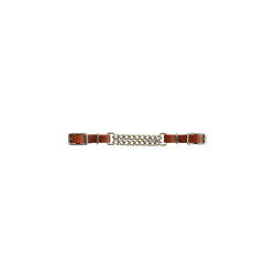 Lakota lederen armband met dubbele ketting Lakota lederen armband met dubbele ketting