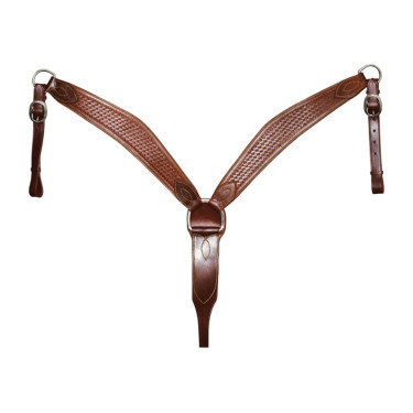 Collier de chasse western Lakota Basket 609ht Marron