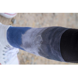 Equithème Havana sokken Marine / grijs Blauw