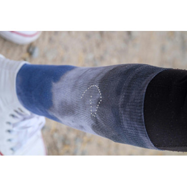 Equithème Havana sokken Marine / grijs Blauw