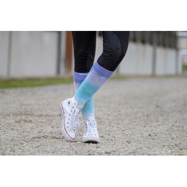 Equithème Havana sokken Marine / grijs Blauw