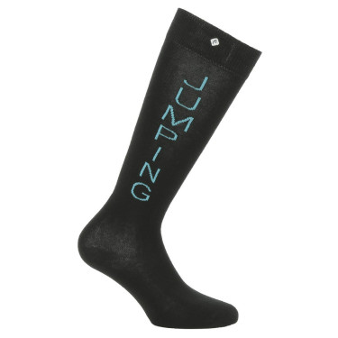 Chaussettes Equithème Jumping Noir / bleu Chaussettes Equithème Jumping Noir / bleu