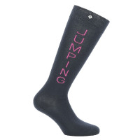 Chaussettes Equithème Jumping Marine / fuchsia Bleu