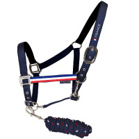 Set licol et longe France Collection Flags & Cup Bleu marine