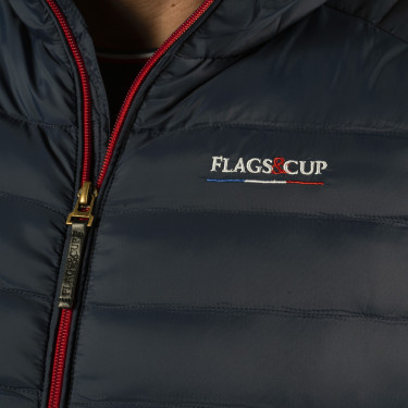 Mouwloze herenbodywarmer Frankrijk Collectie Flags & Cup Mouwloze herenbodywarmer Frankrijk Collectie Flags & Cup