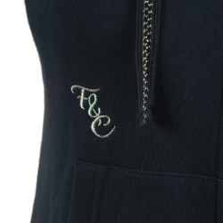 Sweat femme zip Naousa Flags & Cup Bleu marine Sweat femme zip Naousa Flags & Cup Bleu marine