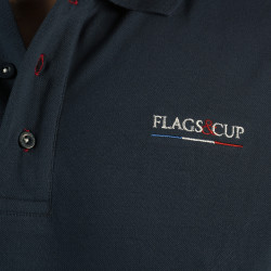 Polo homme France Collection Flags & Cup Bleu marine Polo homme France Collection Flags & Cup Bleu marine