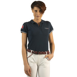 Damen-Poloshirt France Collection Flags & Cup