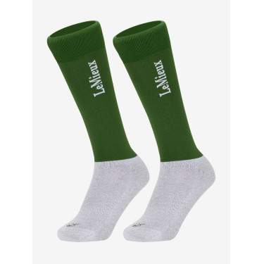 Chaussettes de concours My LeMieux 2 paires Vert chasseur Chaussettes de concours My LeMieux 2 paires Vert chasseur