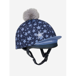 Mini LeMieux toque voor helm Indigo Blauw
