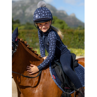 Mini LeMieux toque voor helm Indigo Blauw