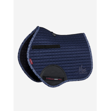 Mini LeMieux Suede Jump Vierkant Tapis Indigo Blauw Mini LeMieux Suede Jump Vierkant Tapis Indigo Blauw