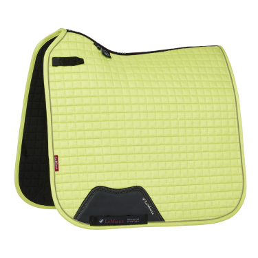 Tapis LeMieux Suede Dressage Square Kiwi Kaki