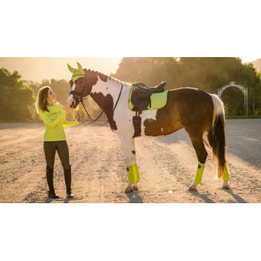 LeMieux Suede Dressuur Zadeldek Kiwi Kaki