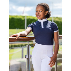 Chemise de concours LeMieux Young Rider Belle Bleu marine