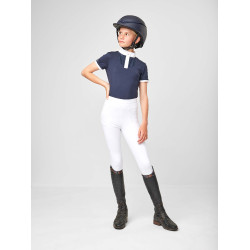 Chemise de concours LeMieux Young Rider Belle Bleu marine