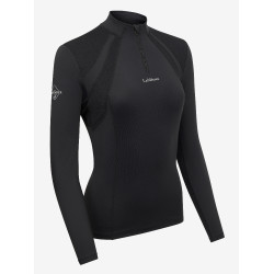 Couche de base mesh manches longues LeMieux Mia Noir Couche de base mesh manches longues LeMieux Mia Noir
