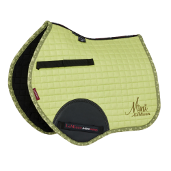 Mini LeMieux Suede Jump Vierkant Tapis Kiwi Kaki
