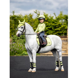 Mini LeMieux Suede Jump Vierkant Tapis Kiwi Kaki