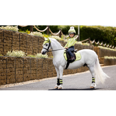 Mini LeMieux Suede Jump Vierkant Tapis Kiwi Kaki