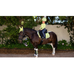 Tapis Mini LeMieux Suede Jump Square Kiwi Kaki